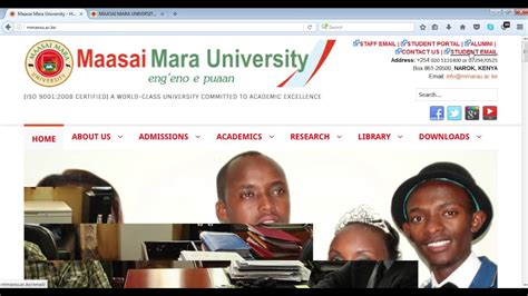 maasai mara university student portal log in